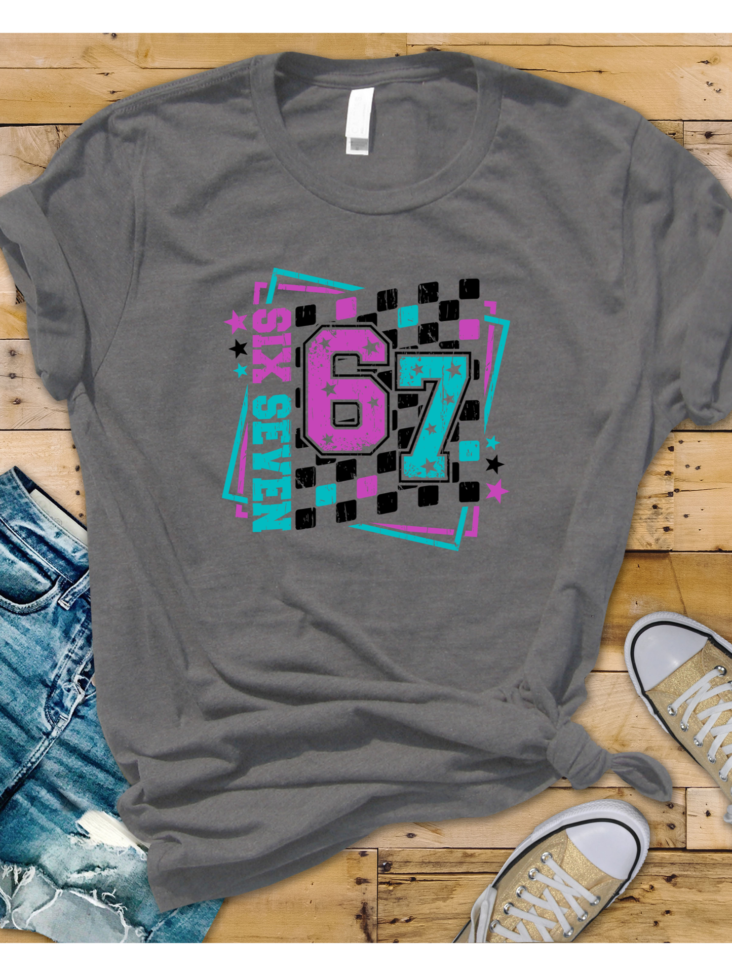 6-7 Checker long sleeve