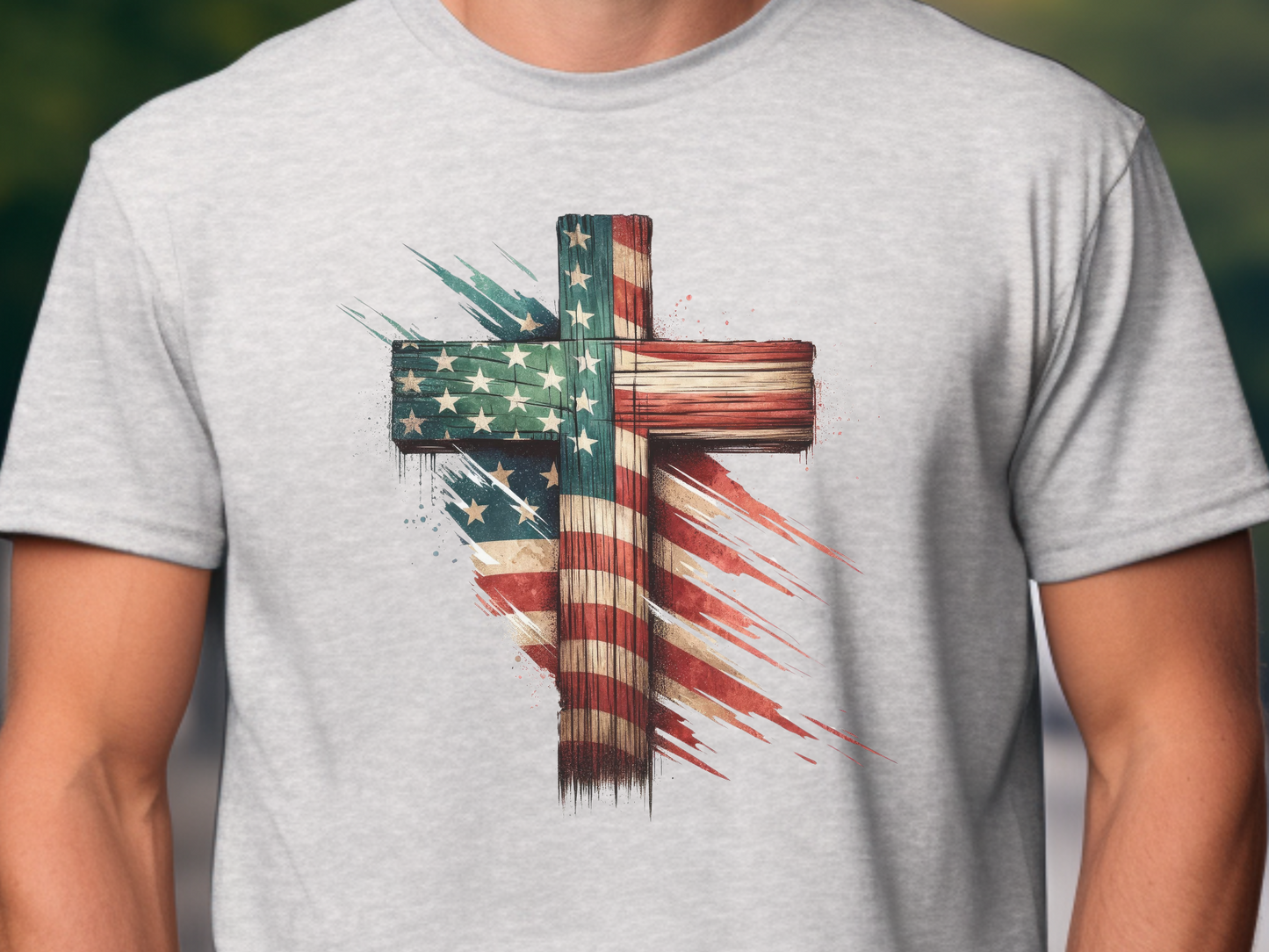 Patriotic Cross hoodie