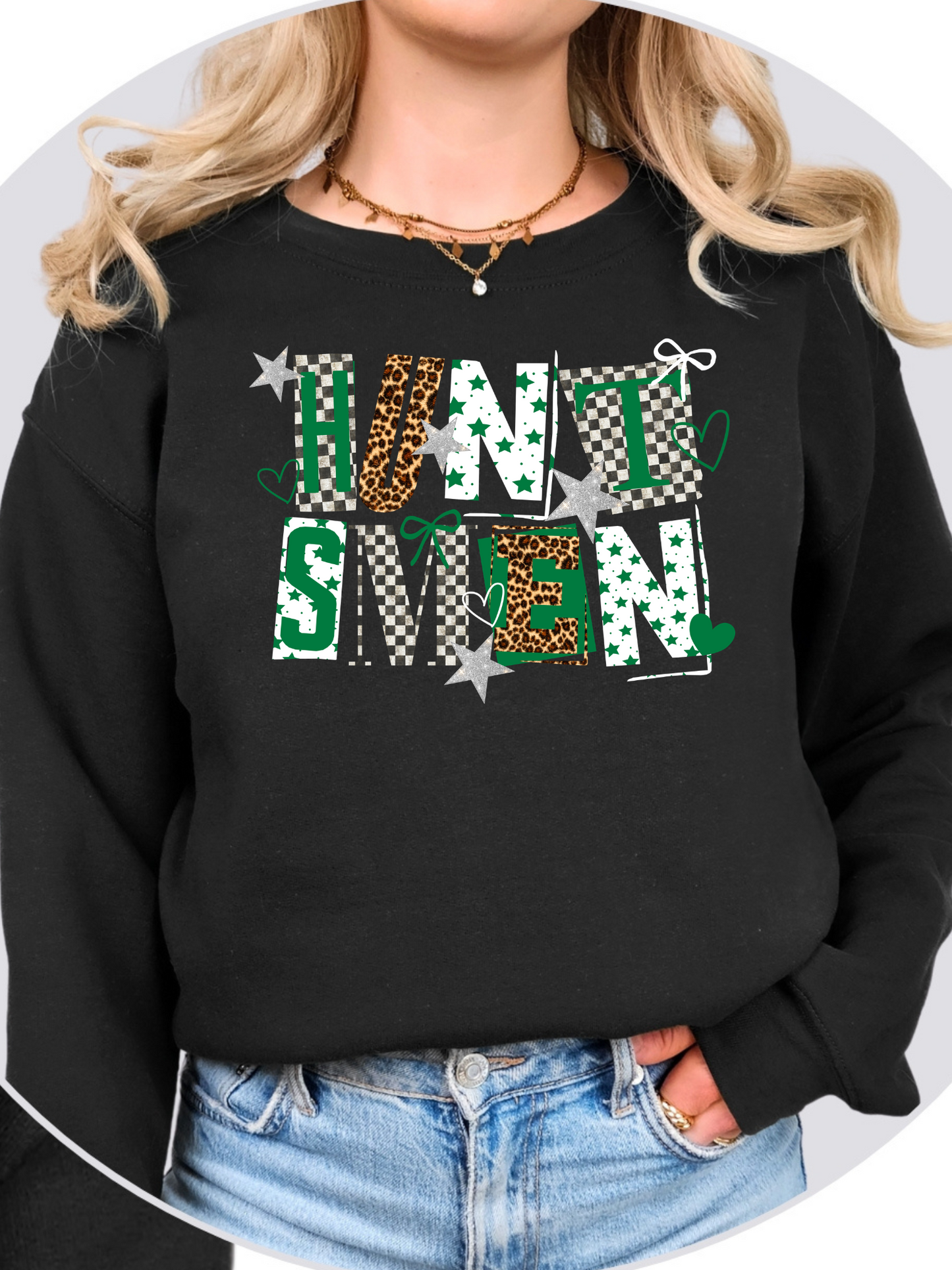 Huntsmen Block with bow sweatshirt
