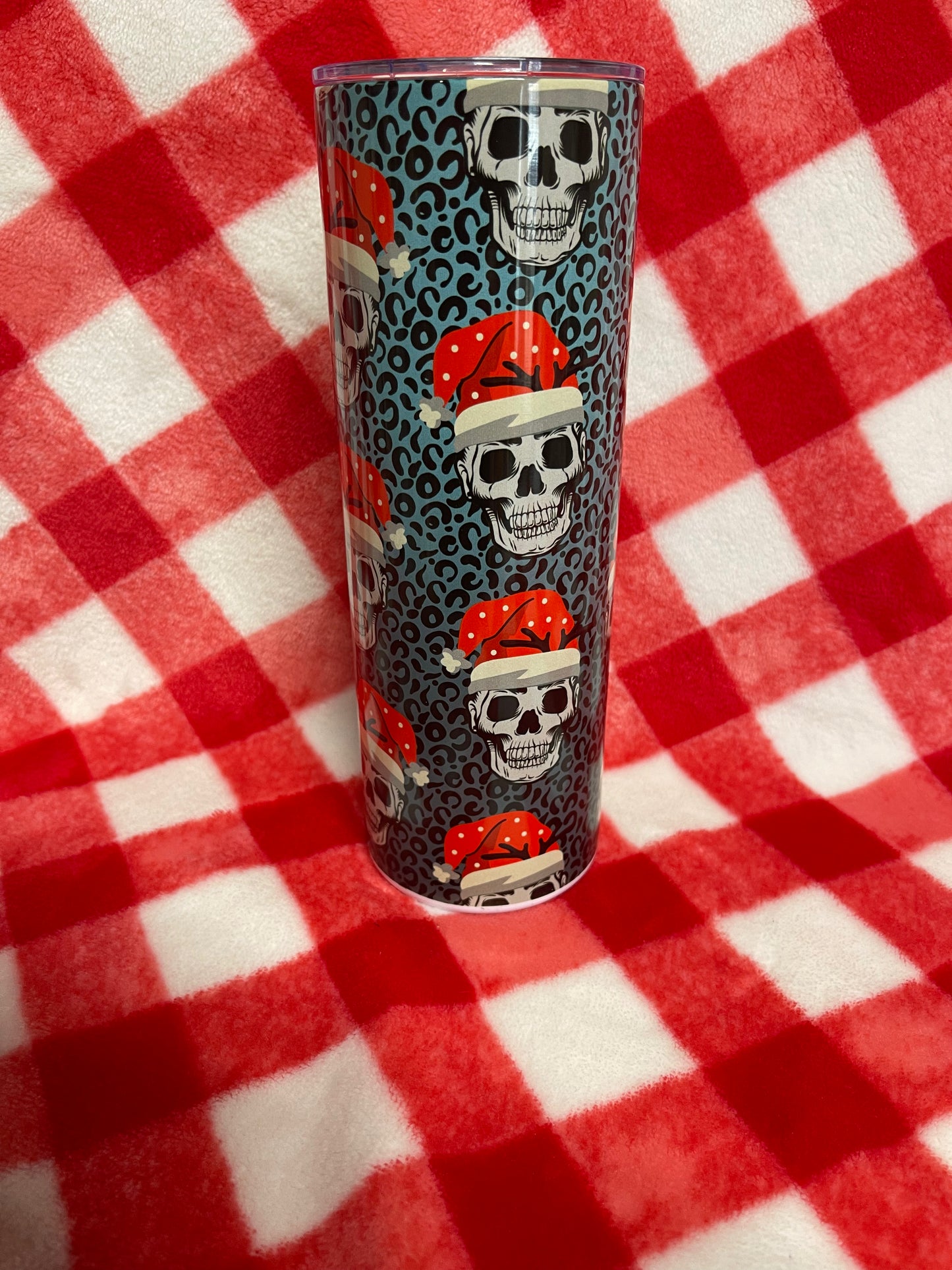 20oz Santa Skull