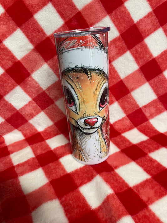 20oz Santa Deer