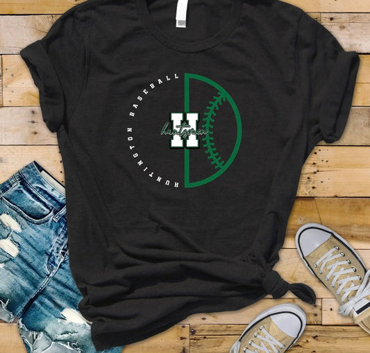 Huntsmen Round Baseball tshirt