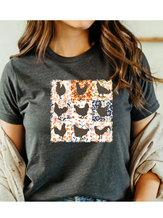 Retro Chicken tshirt